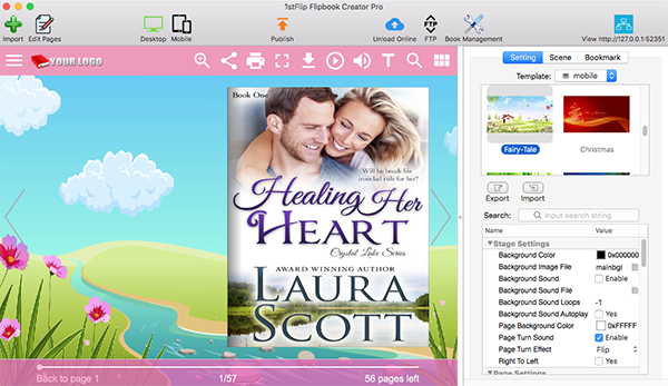 online page flipping eBook